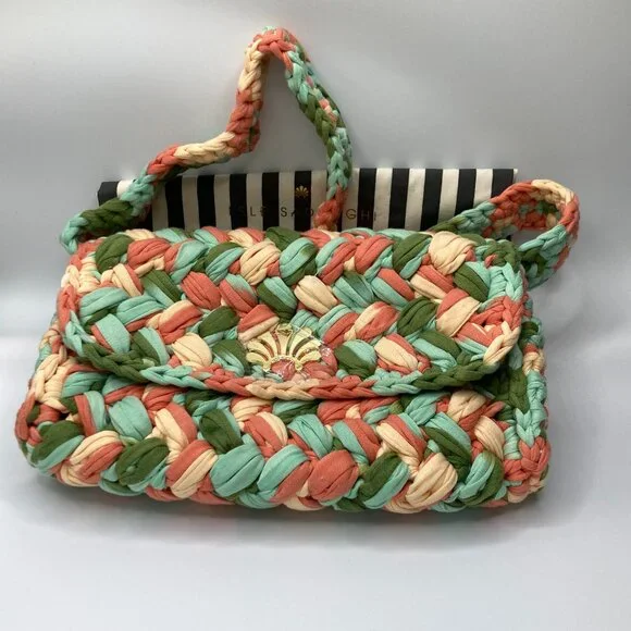 NWT Lele Sadoughi Braided Lyle Bag - Picture 1 of 7
